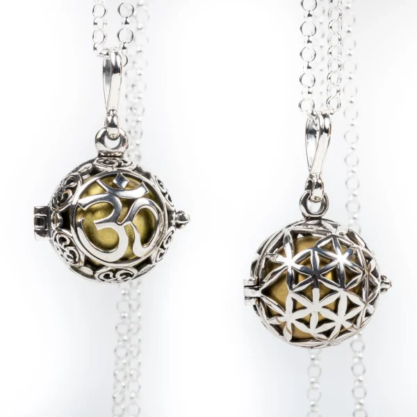 925 Silver Aum Harmony Ball Pendant