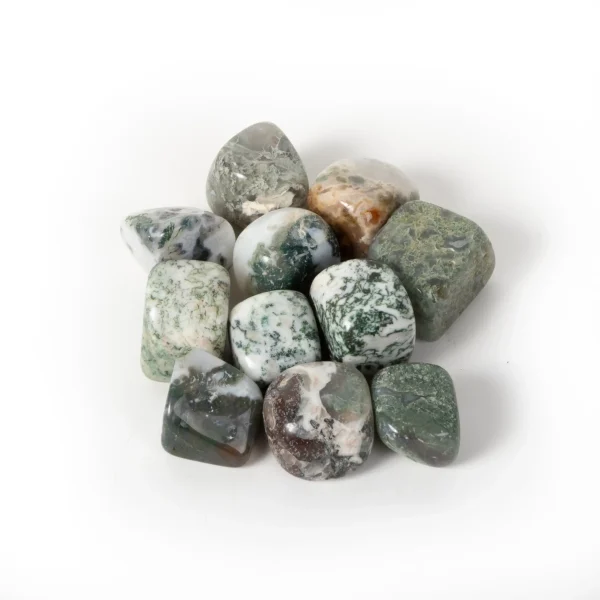Moss Agate Tumble