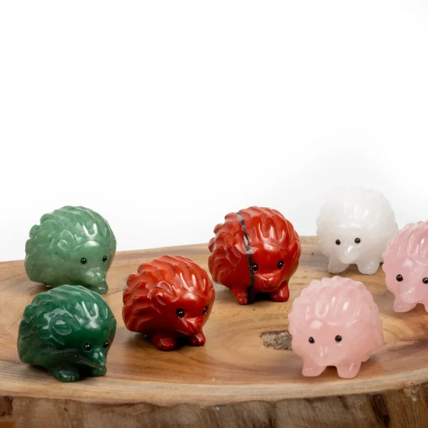 Crystal Hedgehog Carving